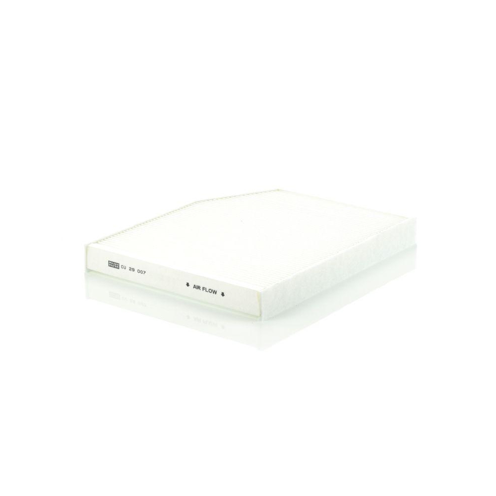 Filter, Innenraumluft MANN-FILTER CU 29 007 für FORD, hinter dem Handschuhfach