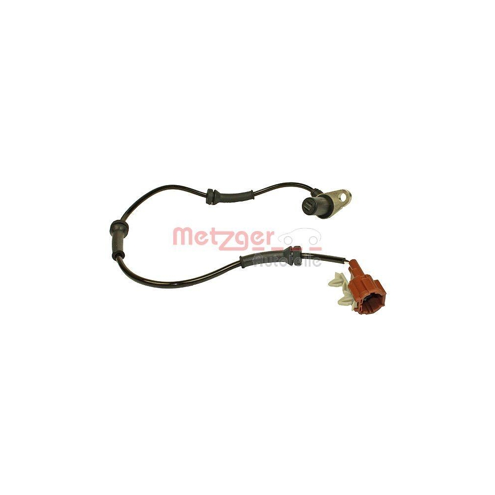 Sensor, Raddrehzahl METZGER 0900718 f&uuml;r NISSAN IKA, Hinterachse links