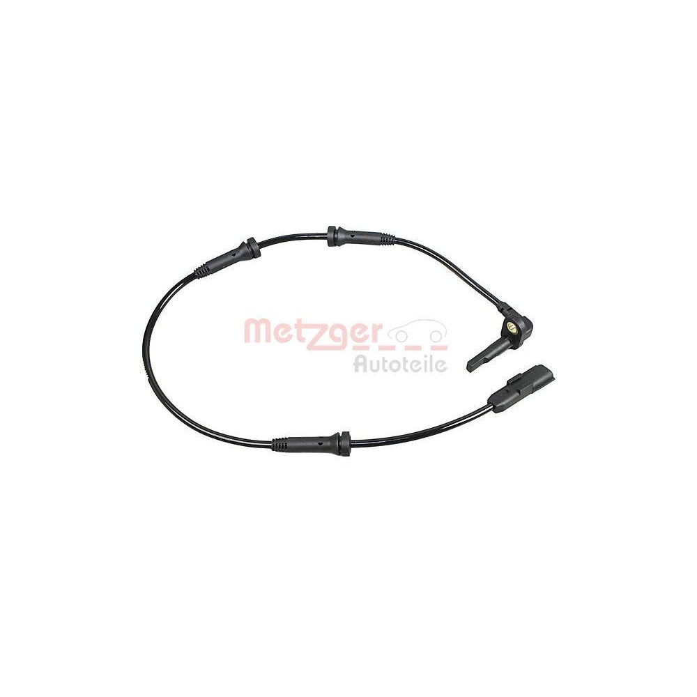 Sensor, Raddrehzahl METZGER 09001209 ORIGINAL ERSATZTEIL f&uuml;r RENAULT DACIA