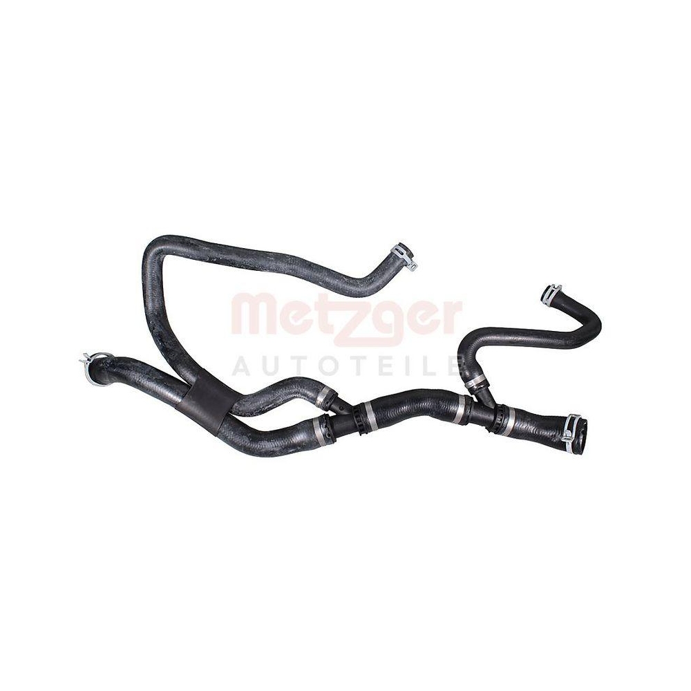 K&uuml;hlerschlauch METZGER 2422121 f&uuml;r RENAULT SMART, links unten
