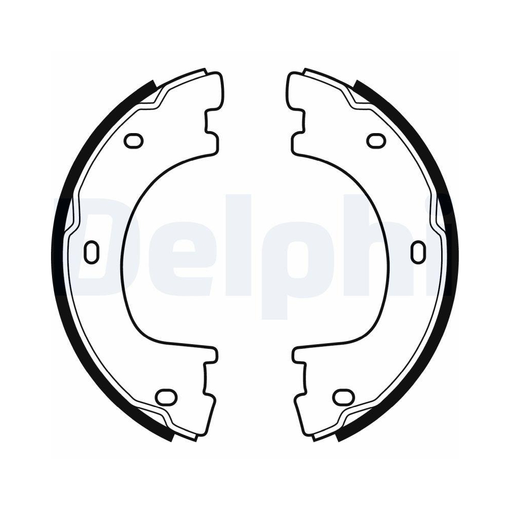 Bremsbackensatz DELPHI LS2054 für MERCEDES-BENZ VW