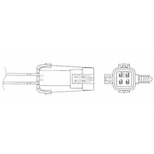 Lambdasonde NTK 96709 f&uuml;r