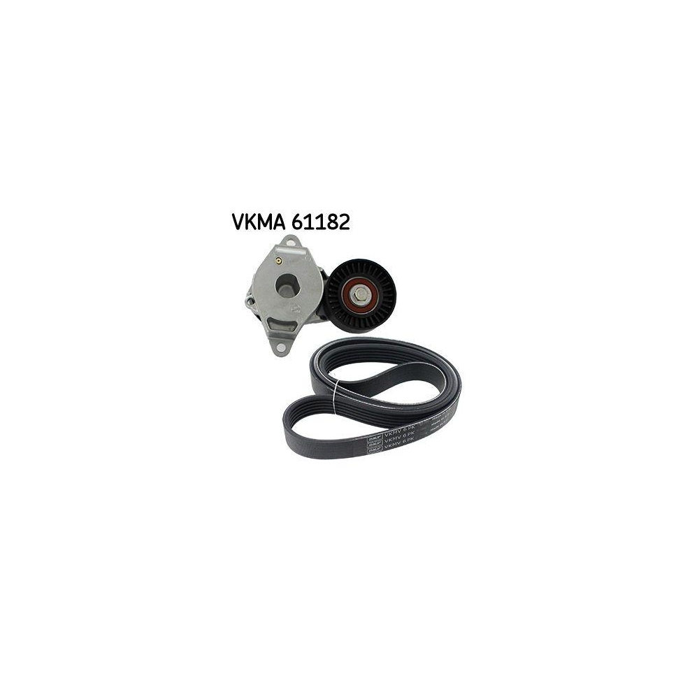 Keilrippenriemensatz SKF VKMA 61182 f&uuml;r AUDI DAIHATSU MAZDA RENAULT SEAT SKODA