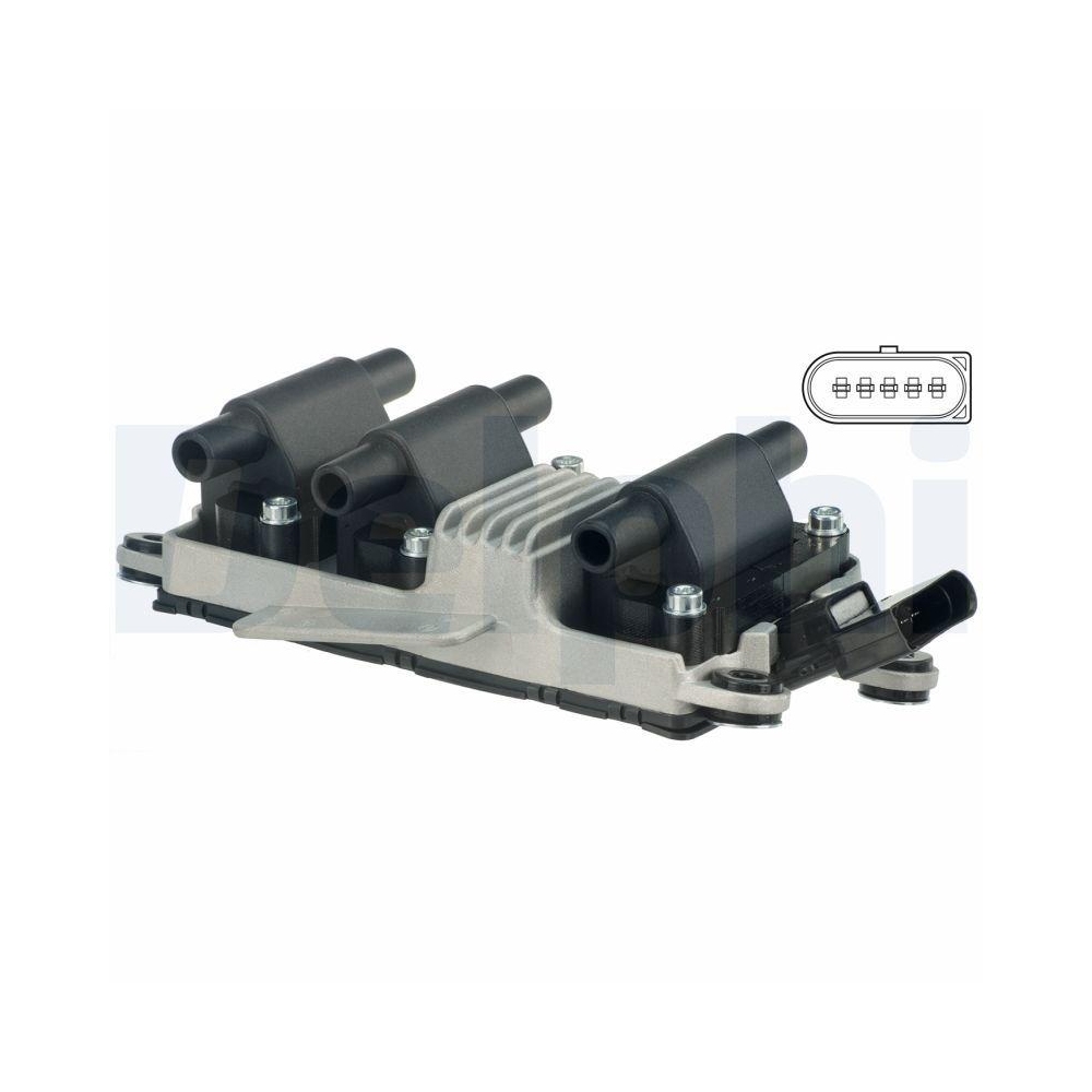 DELPHI GN10409-12B1 Zündspule für AUDI SKODA VW