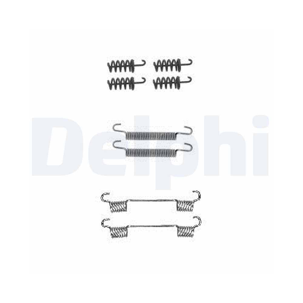 DELPHI LY1380 Zubeh&ouml;rsatz, Bremsbacken f&uuml;r, Hinterachse