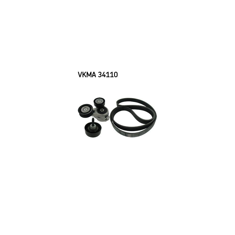 Keilrippenriemensatz SKF VKMA 34110 f&uuml;r AUDI FORD SEAT SKODA TOYOTA VW CHEVROLET