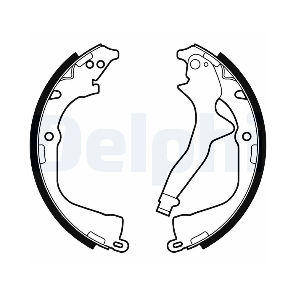 Bremsbackensatz DELPHI LS2056 für VW, Hinterachse