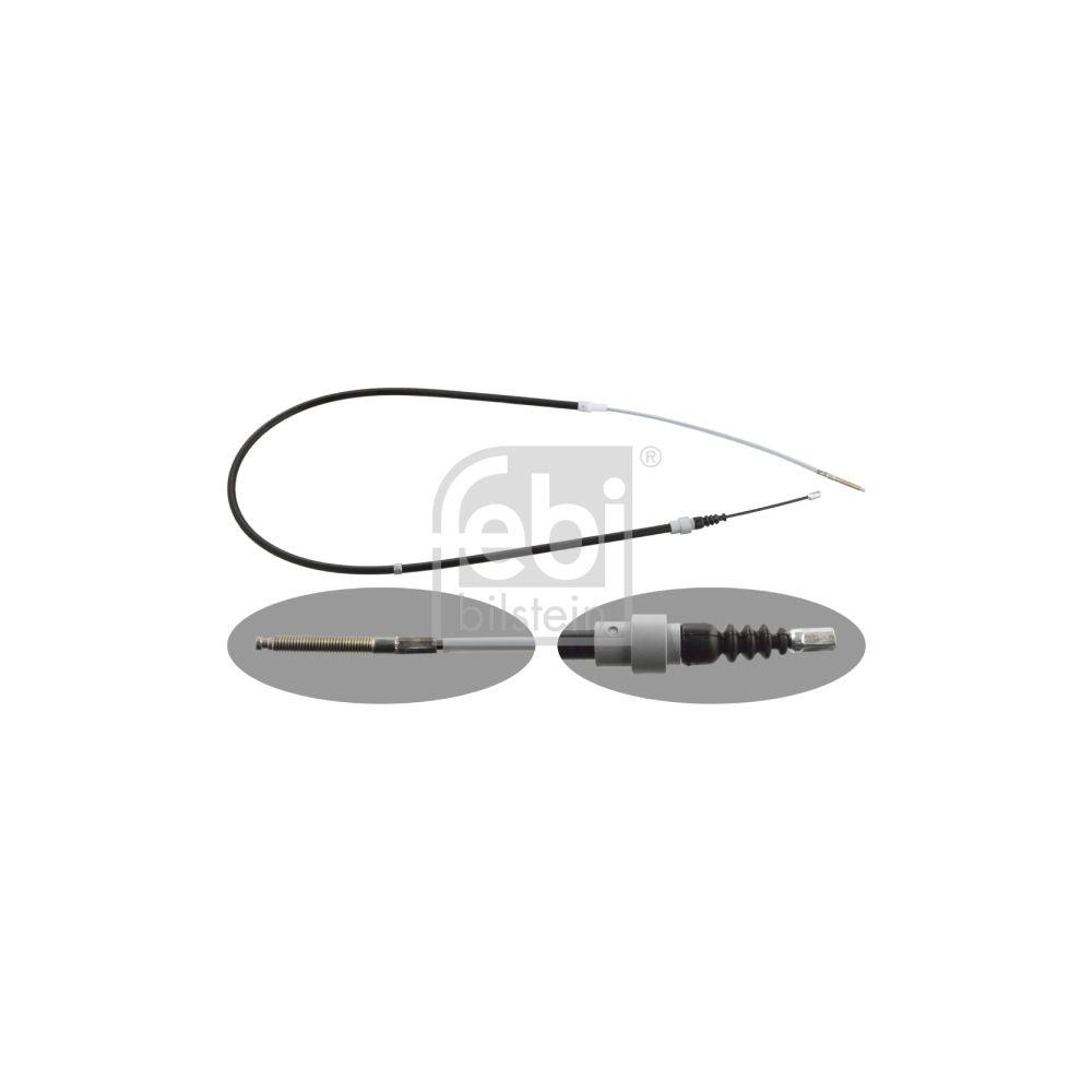 FEBI BILSTEIN Seilzug, Feststellbremse 27154 f&uuml;r SEAT VW, hinten links