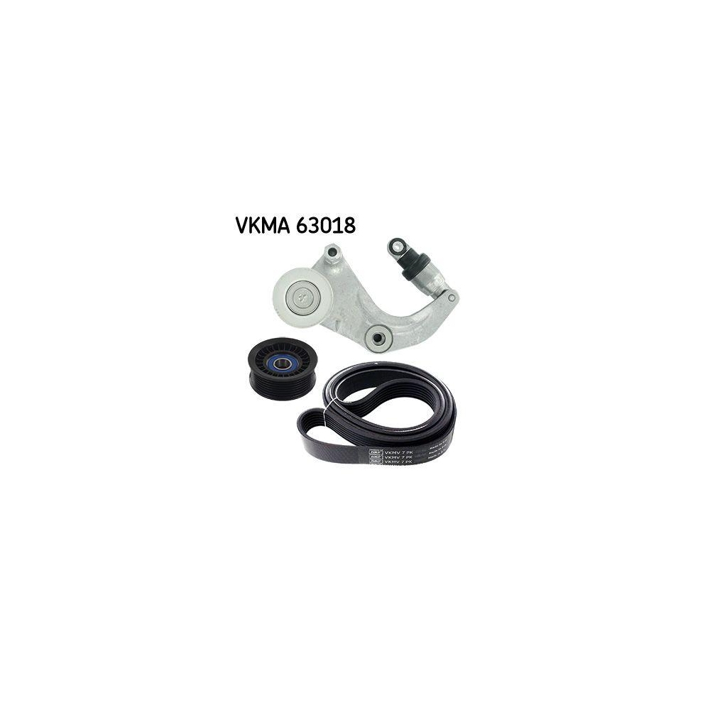 Keilrippenriemensatz SKF VKMA 63018 f&uuml;r HONDA MITSUBISHI NISSAN HONDA (DONGFENG)