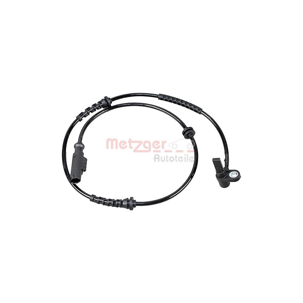 Sensor, Raddrehzahl METZGER 09001213 f&uuml;r FIAT, Vorderachse links