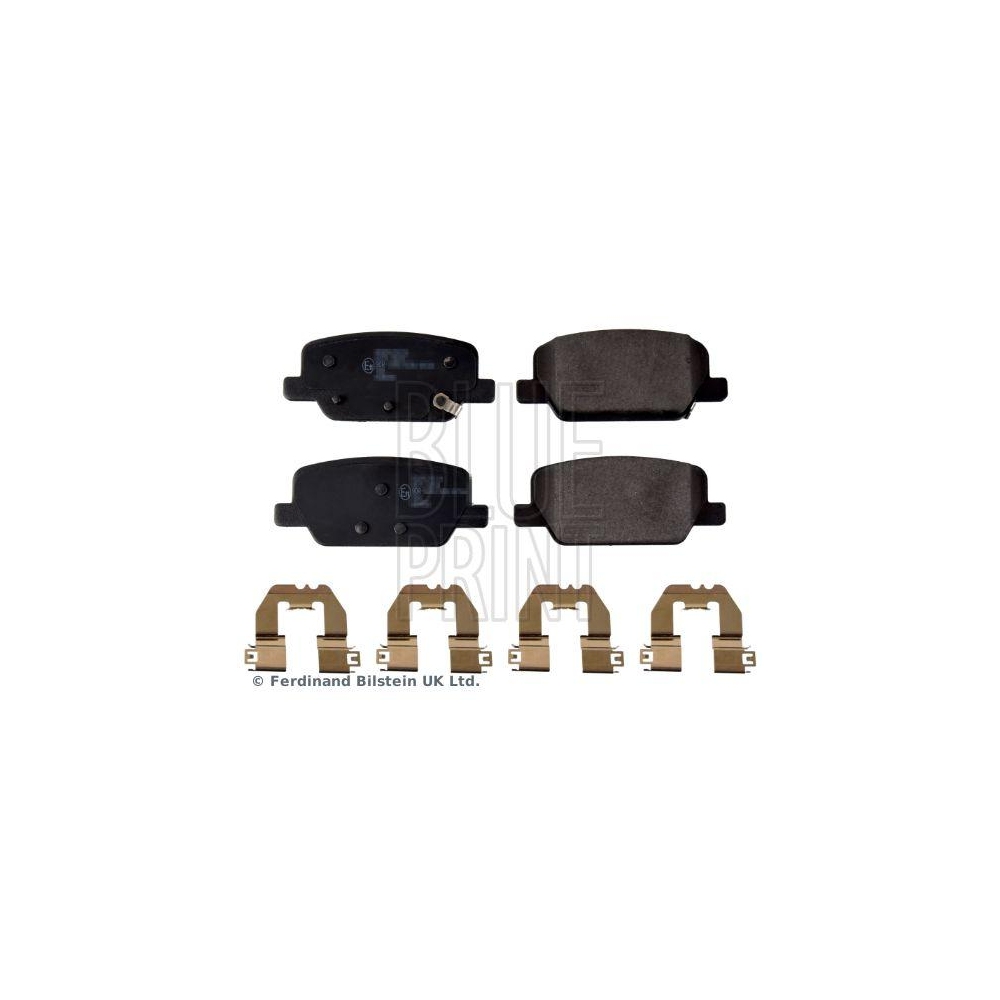 Bremsbelagsatz, Scheibenbremse BLUE PRINT ADBP420029 f&uuml;r HYUNDAI, Hinterachse