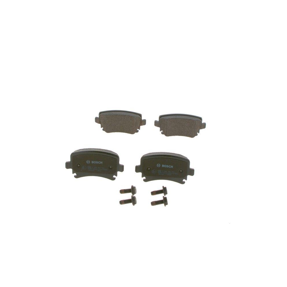 Bremsbelagsatz, Scheibenbremse BOSCH 0 986 494 053 f&uuml;r AUDI SEAT SKODA VW