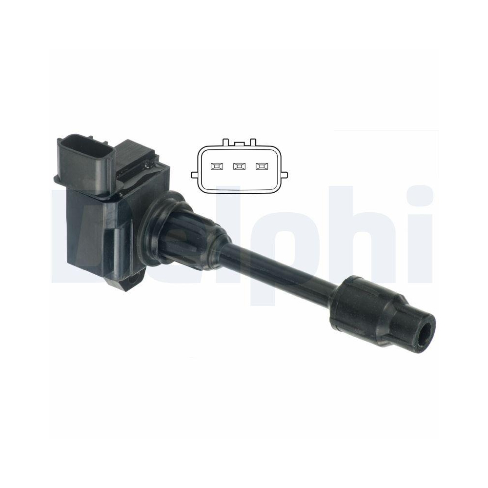 DELPHI GN10431-12B1 Z&uuml;ndspule f&uuml;r NISSAN, links