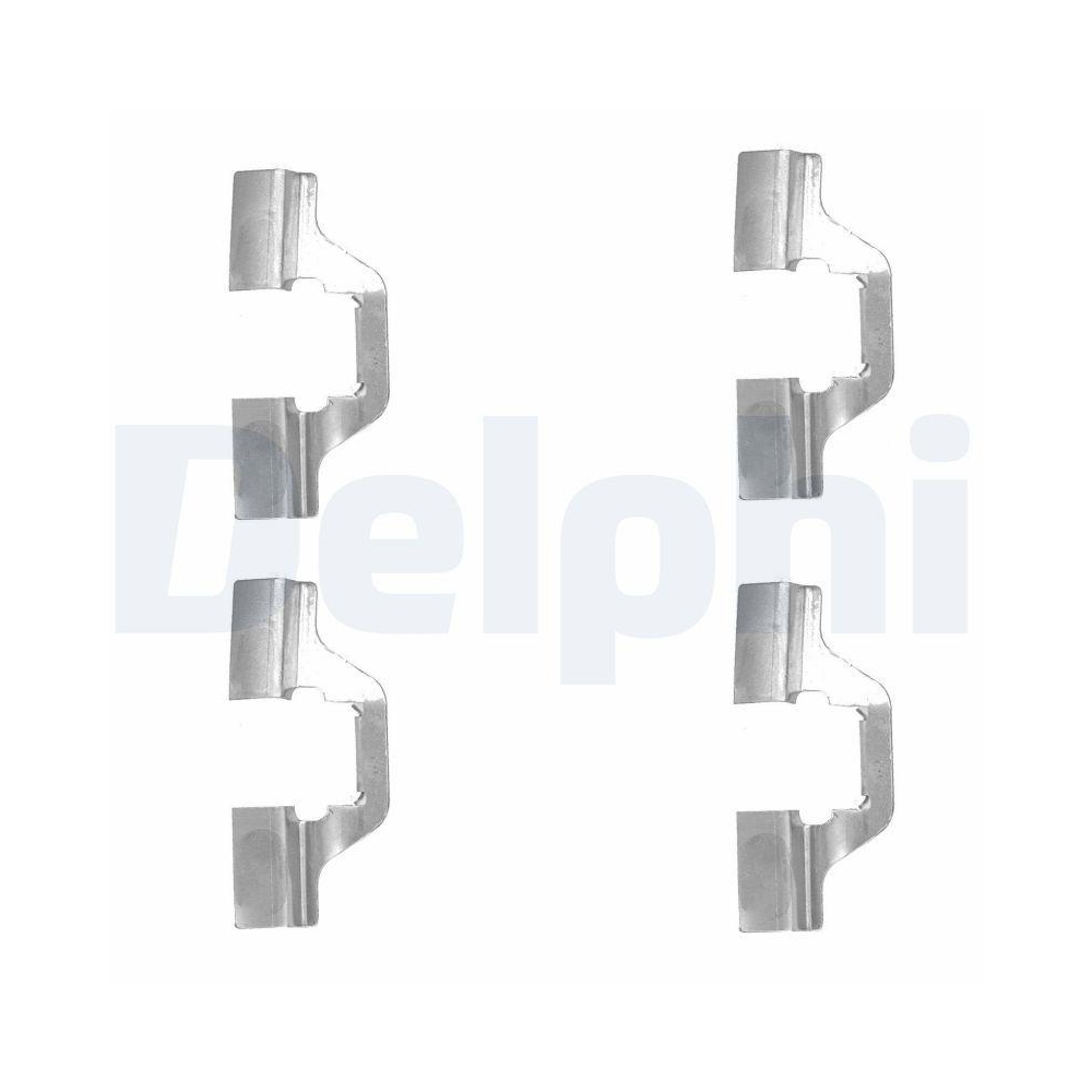 DELPHI LX0492 Zubeh&ouml;rsatz, Scheibenbremsbelag f&uuml;r RENAULT, Hinterachse