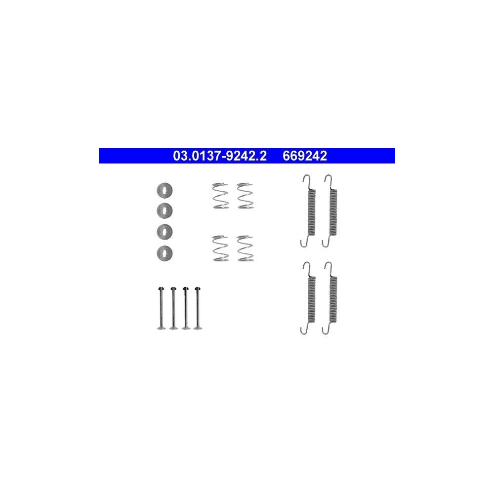 Zubeh&ouml;rsatz, Feststellbremsbacken ATE 03.0137-9242.2 f&uuml;r, Hinterachse