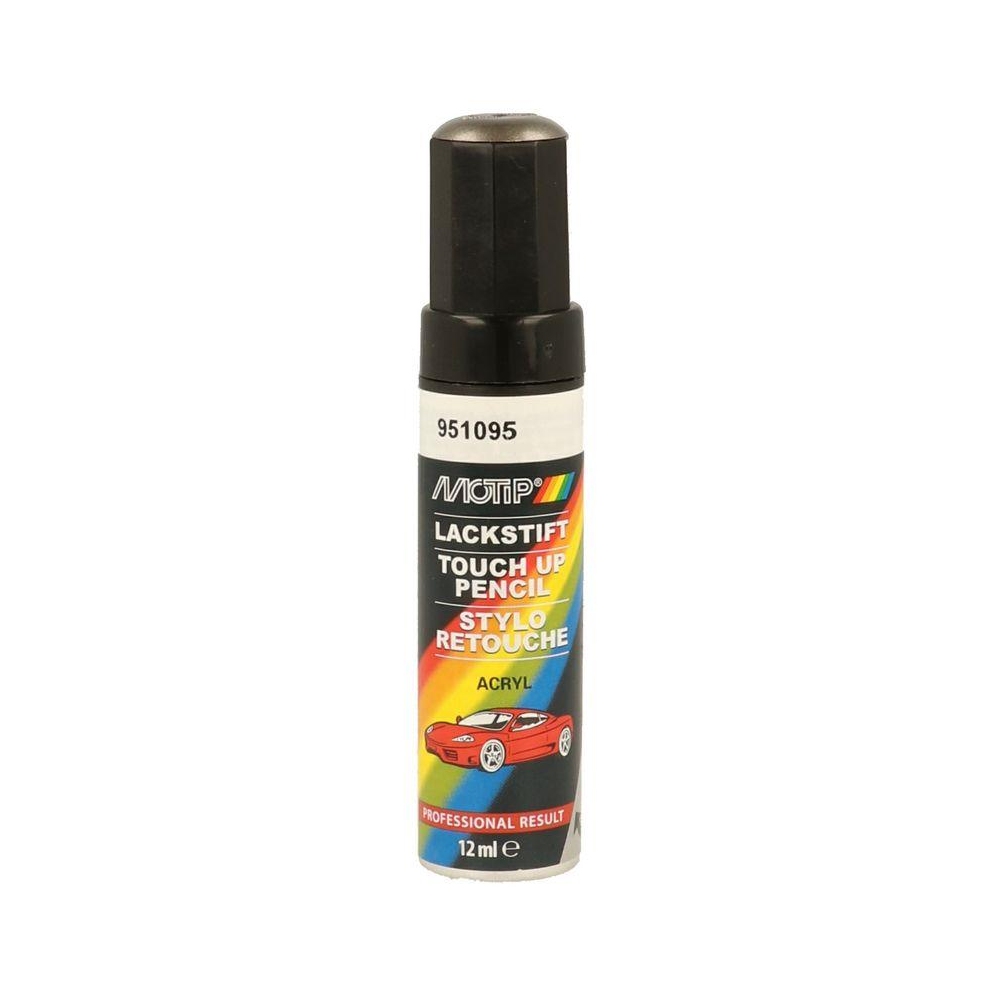 Fahrzeug-Kombinationslack MOTIP 951095 KOMPAKT AUTOLACK grau metallic 12 ml für
