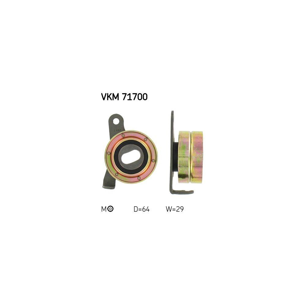 Spannrolle, Zahnriemen SKF VKM 71700 f&uuml;r TOYOTA