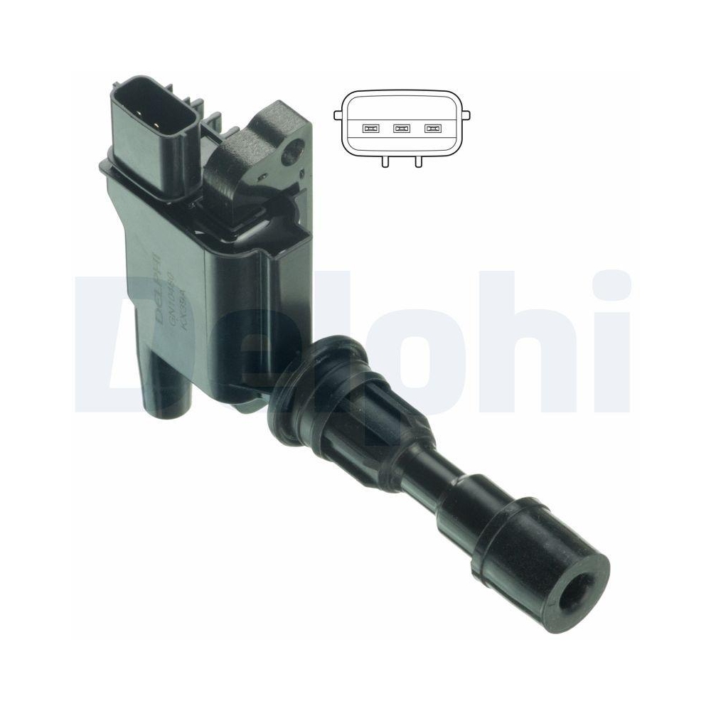 DELPHI GN10480-12B1 Z&uuml;ndspule f&uuml;r MAZDA