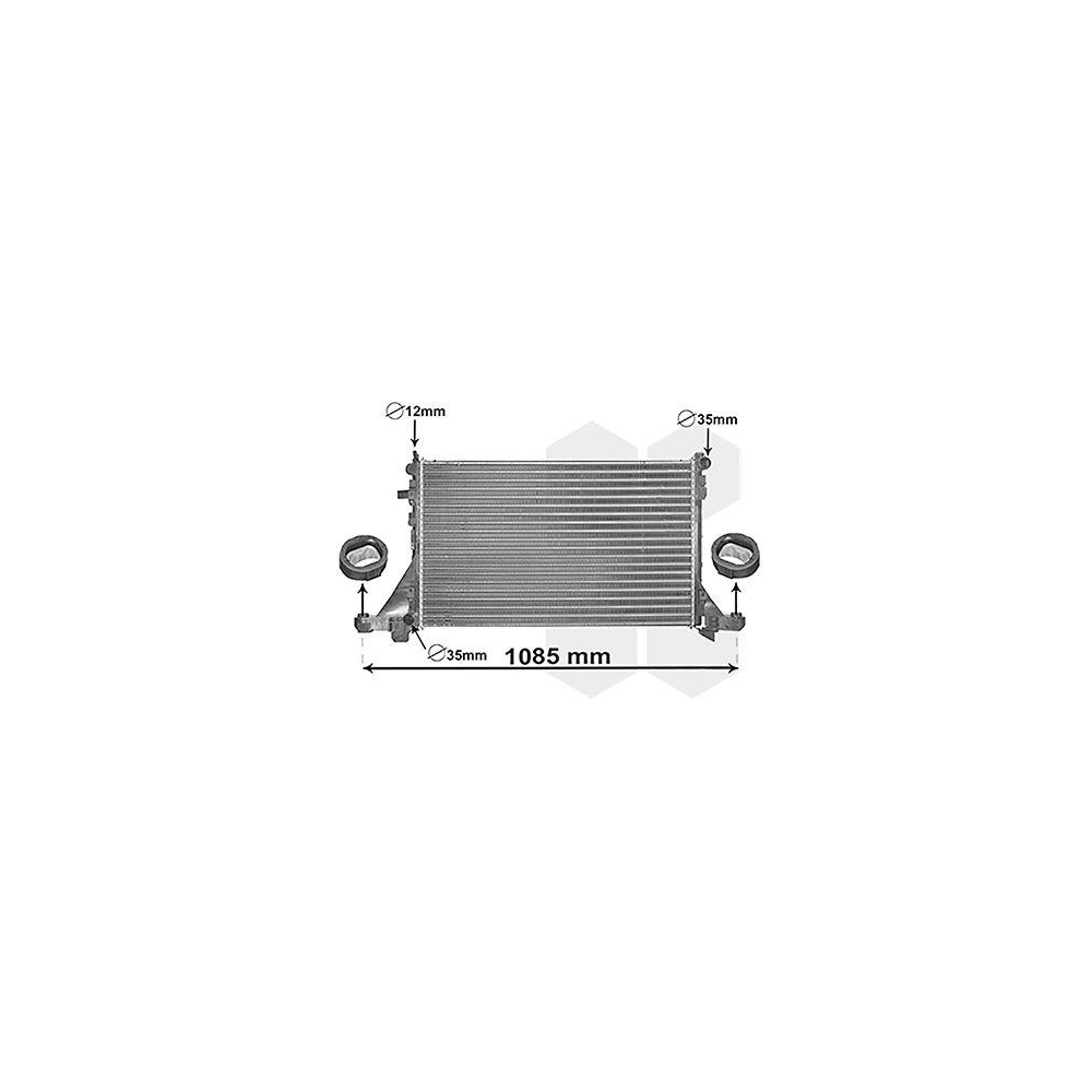 K&uuml;hler, Motork&uuml;hlung VAN WEZEL 43002560 *** IR PLUS *** f&uuml;r NISSAN OPEL RENAULT