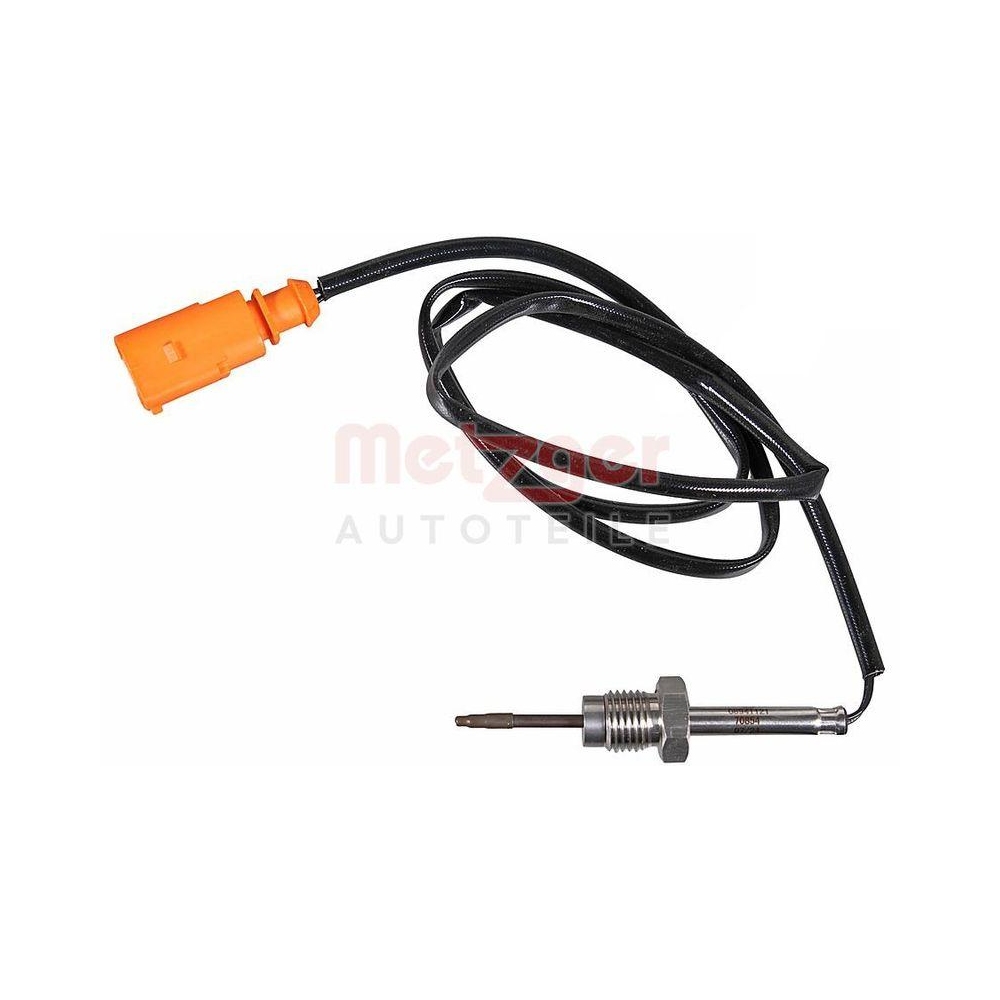 Sensor, Abgastemperatur METZGER 08941121 f&uuml;r VW, nach Ru&szlig;partikelfilter