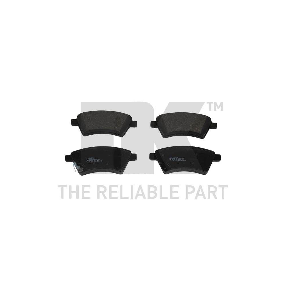 Bremsbelagsatz, Scheibenbremse NK 225218 f&uuml;r FIAT SUZUKI, Vorderachse