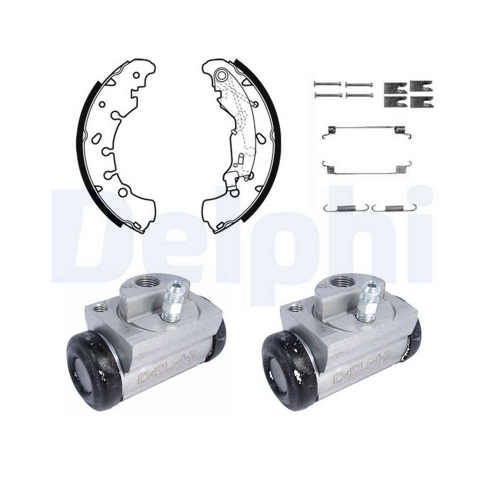 DELPHI KP1120 Bremsbackensatz f&uuml;r, Hinterachse