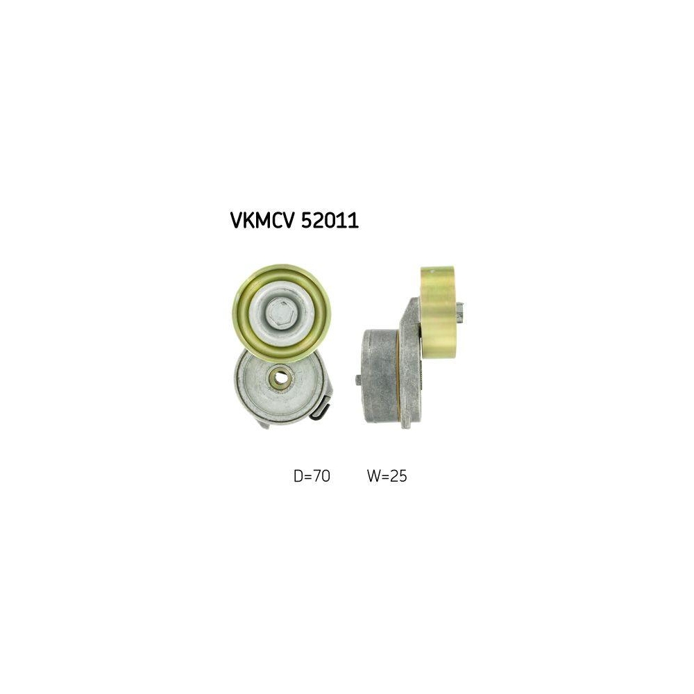 Riemenspanner, Keilrippenriemen SKF VKMCV 52011 f&uuml;r IVECO