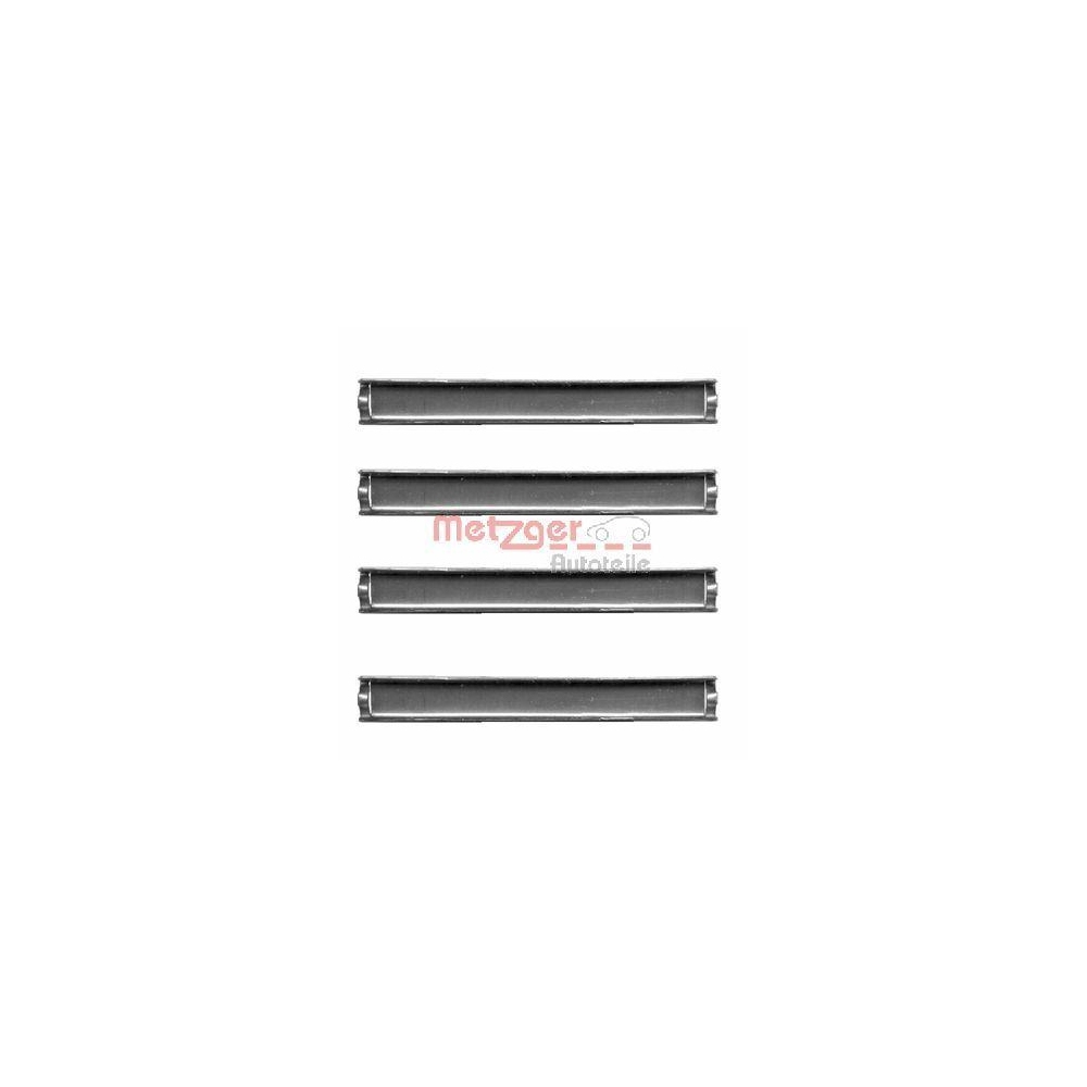 Zubeh&ouml;rsatz, Scheibenbremsbelag METZGER 109-1228 f&uuml;r MERCEDES-BENZ, Vorderachse