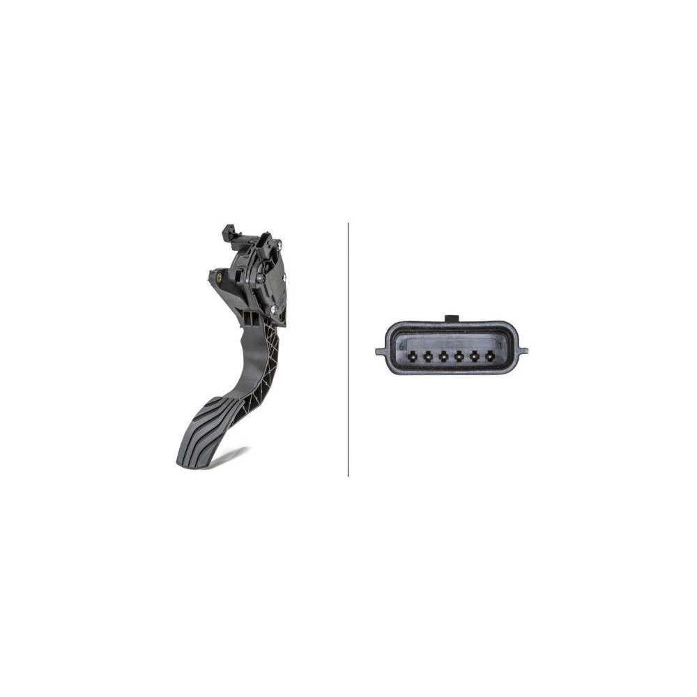 HELLA Sensor, Fahrpedalstellung 6PV 009 978-811 f&uuml;r RENAULT
