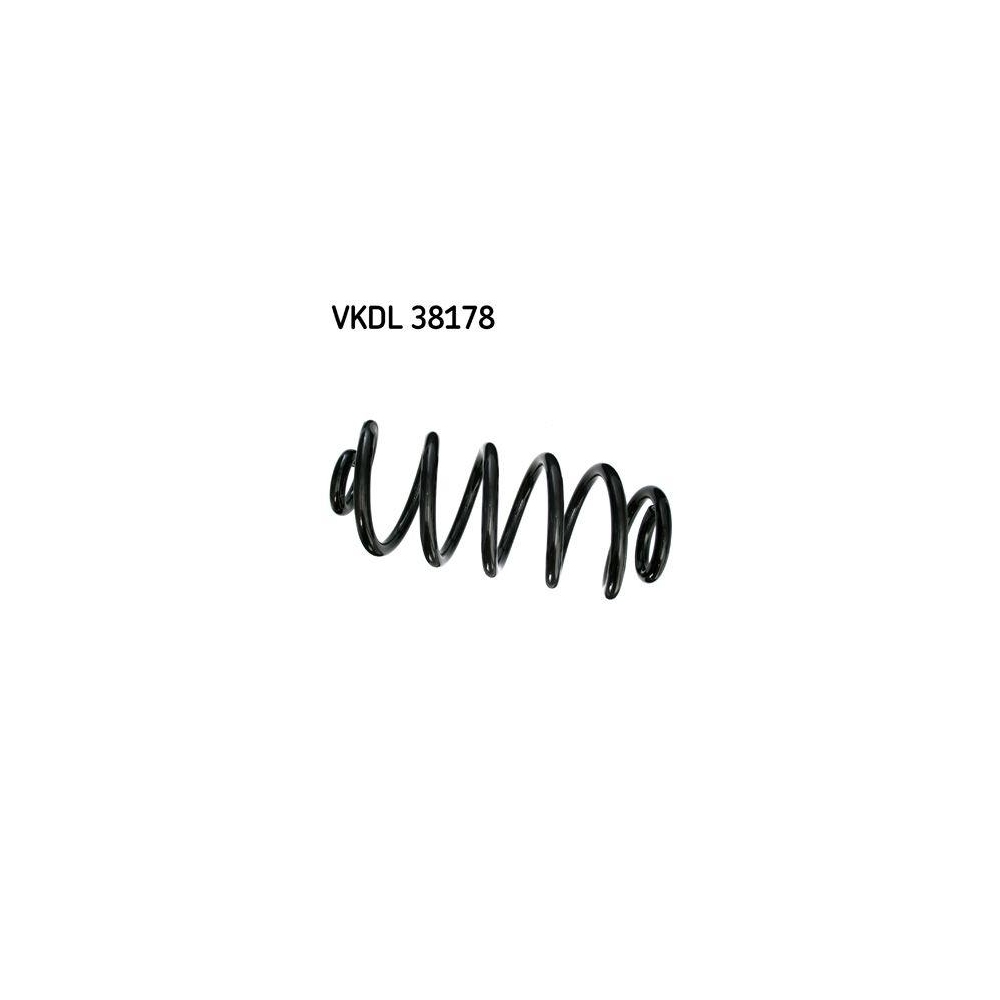 Fahrwerksfeder SKF VKDL 38178 f&uuml;r BMW, Hinterachse, f&uuml;r Fahrzeuge mit Notrad