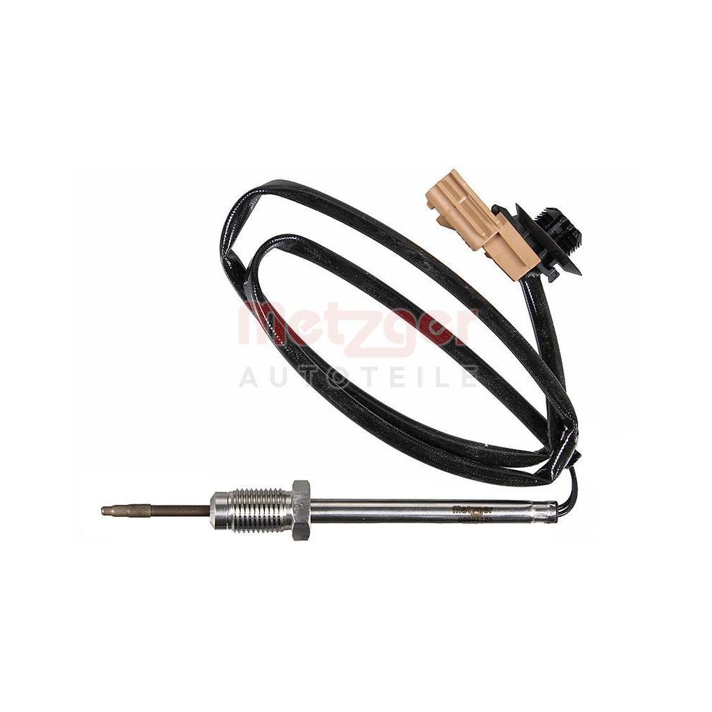Sensor, Abgastemperatur METZGER 08941125 f&uuml;r RENAULT, vor Abgasturbolader
