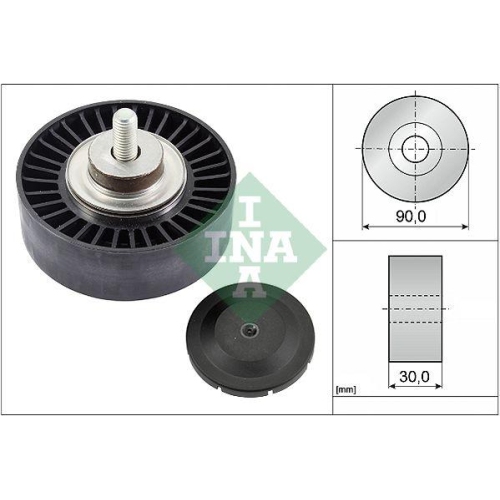 Umlenk-/F&uuml;hrungsrolle, Keilrippenriemen INA 532 0752 10 f&uuml;r BMW MINI