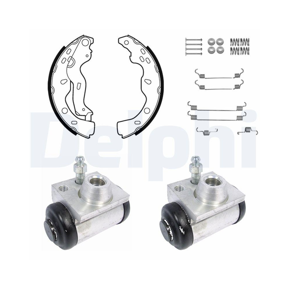 DELPHI KP1125 Bremsbackensatz f&uuml;r, Hinterachse