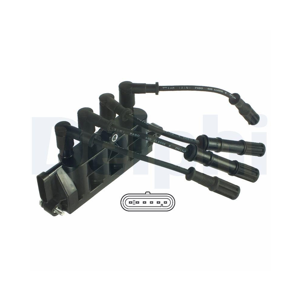 DELPHI GN10492-12B1 Z&uuml;ndspule f&uuml;r ALFA ROMEO FIAT FORD LANCIA HITACHI
