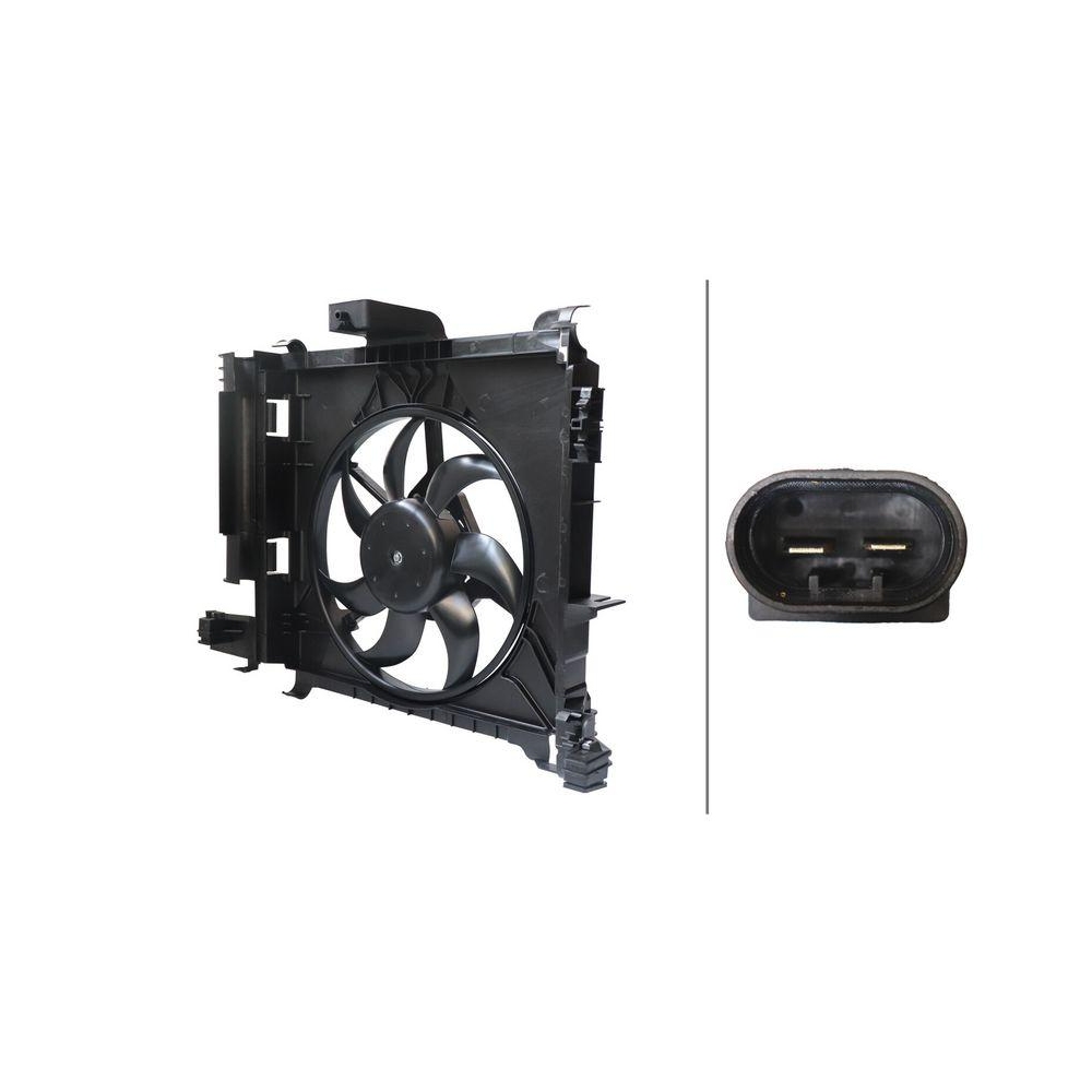 HELLA Lüfter, Motorkühlung 8EW 366 420-151 für SMART