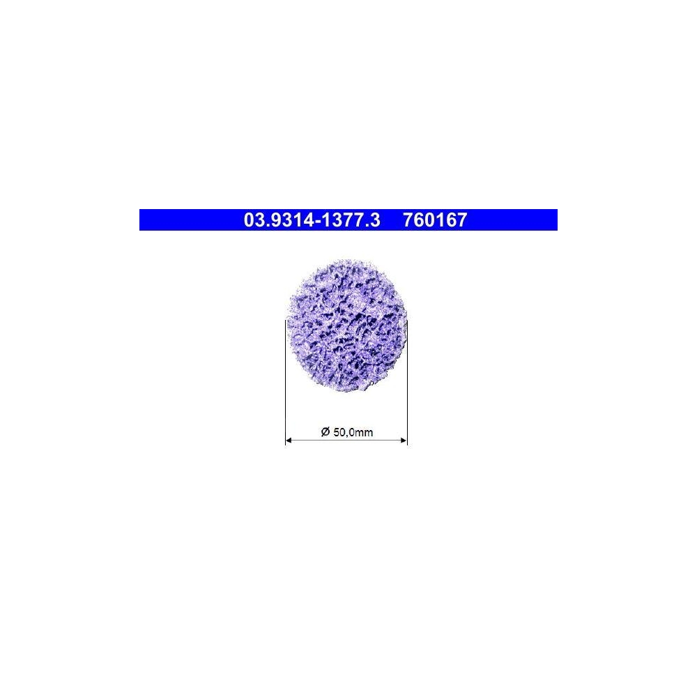 Reinigungsscheibe, Reinigungsset-Radnabe ATE 03.9314-1377.3 f&uuml;r