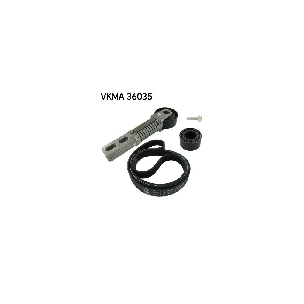 Keilrippenriemensatz SKF VKMA 36035 f&uuml;r MITSUBISHI RENAULT VOLVO ROLLS-ROYCE