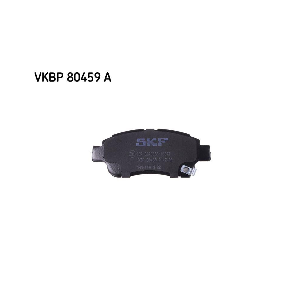 Bremsbelagsatz, Scheibenbremse SKF VKBP 80459 A f&uuml;r TOYOTA, Vorderachse