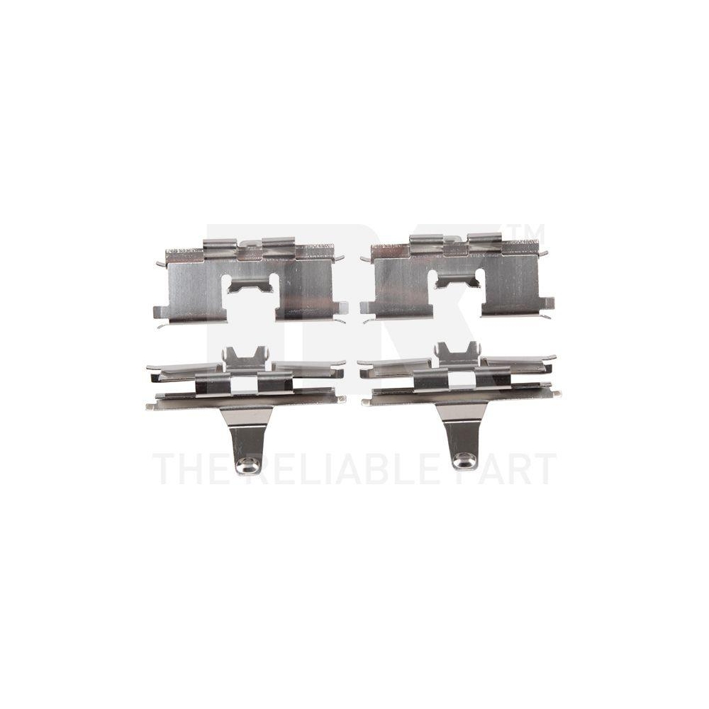 Zubehörsatz, Scheibenbremsbelag NK 7950692 für, Hinterachse