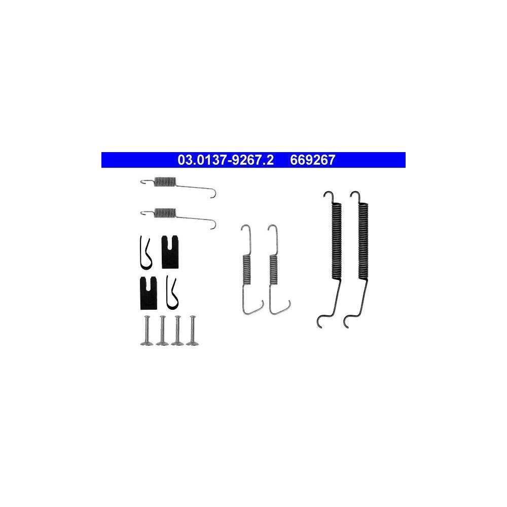Zubeh&ouml;rsatz, Bremsbacken ATE 03.0137-9267.2 f&uuml;r CITRO&Euml;N, Hinterachse