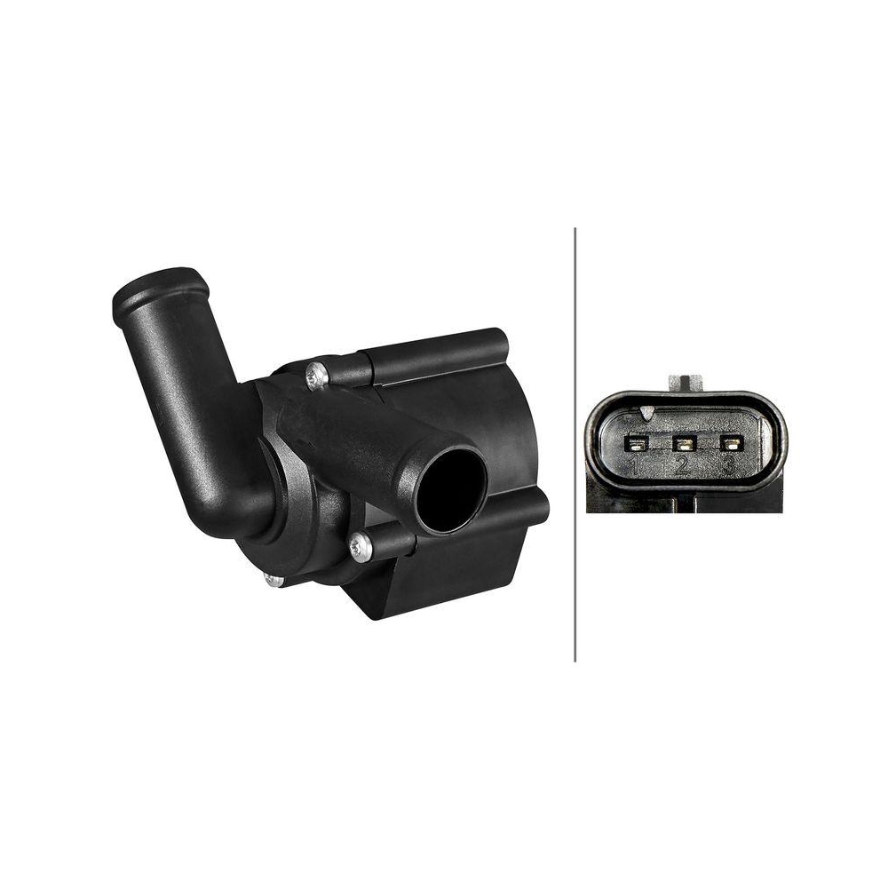 HELLA Zusatzwasserpumpe (K&uuml;hlwasserkreislauf) 8TW 358 304-761 f&uuml;r AUDI SEAT