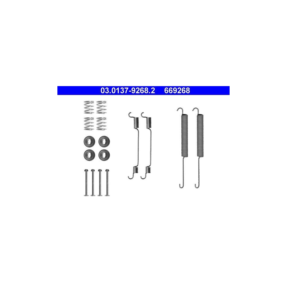 Zubeh&ouml;rsatz, Bremsbacken ATE 03.0137-9268.2 f&uuml;r NISSAN, Hinterachse