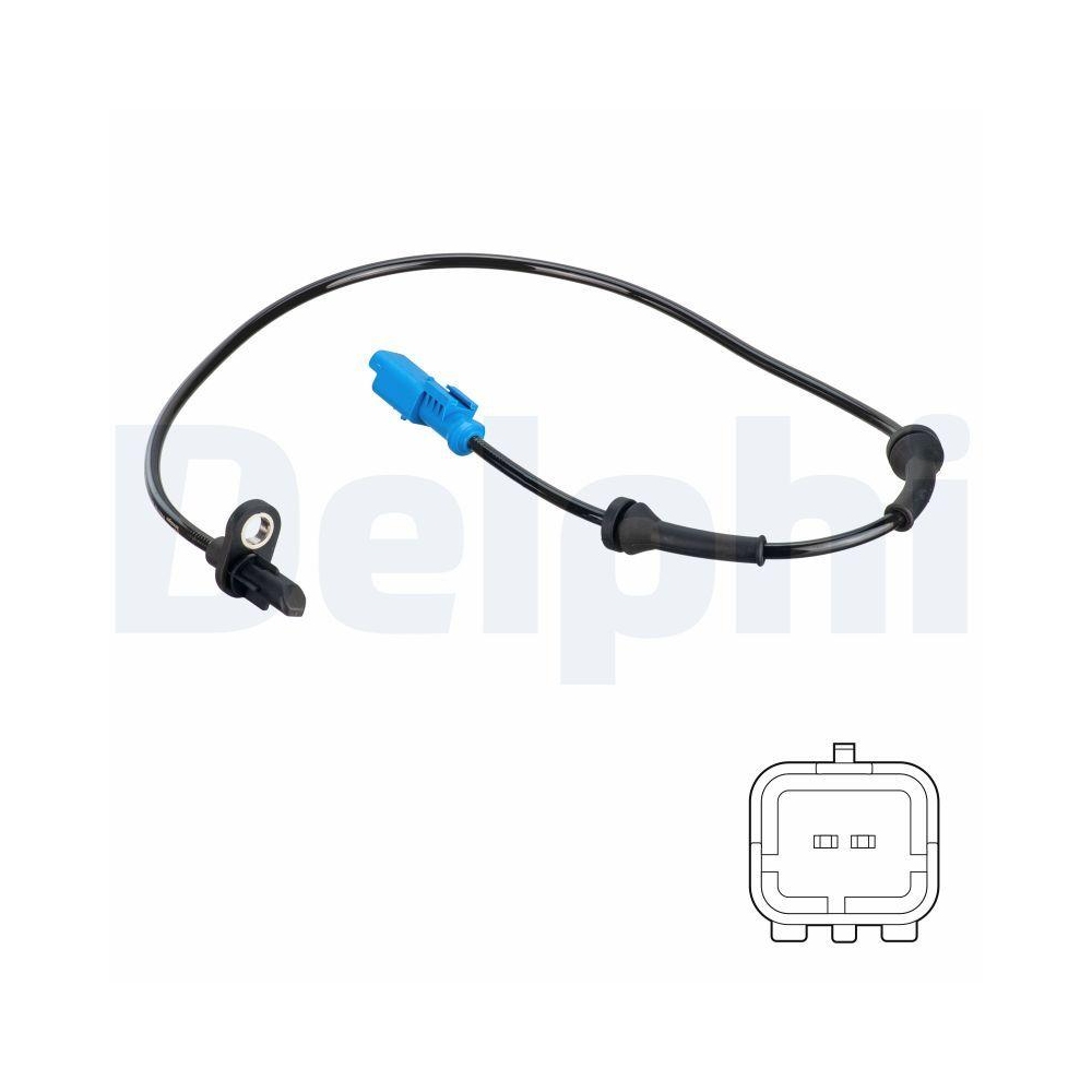 DELPHI SS20769 Sensor, Raddrehzahl f&uuml;r CITRO&Euml;N DS, Hinterachse
