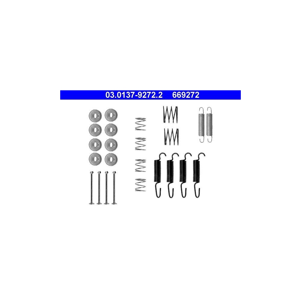 Zubeh&ouml;rsatz, Feststellbremsbacken ATE 03.0137-9272.2 f&uuml;r, Hinterachse
