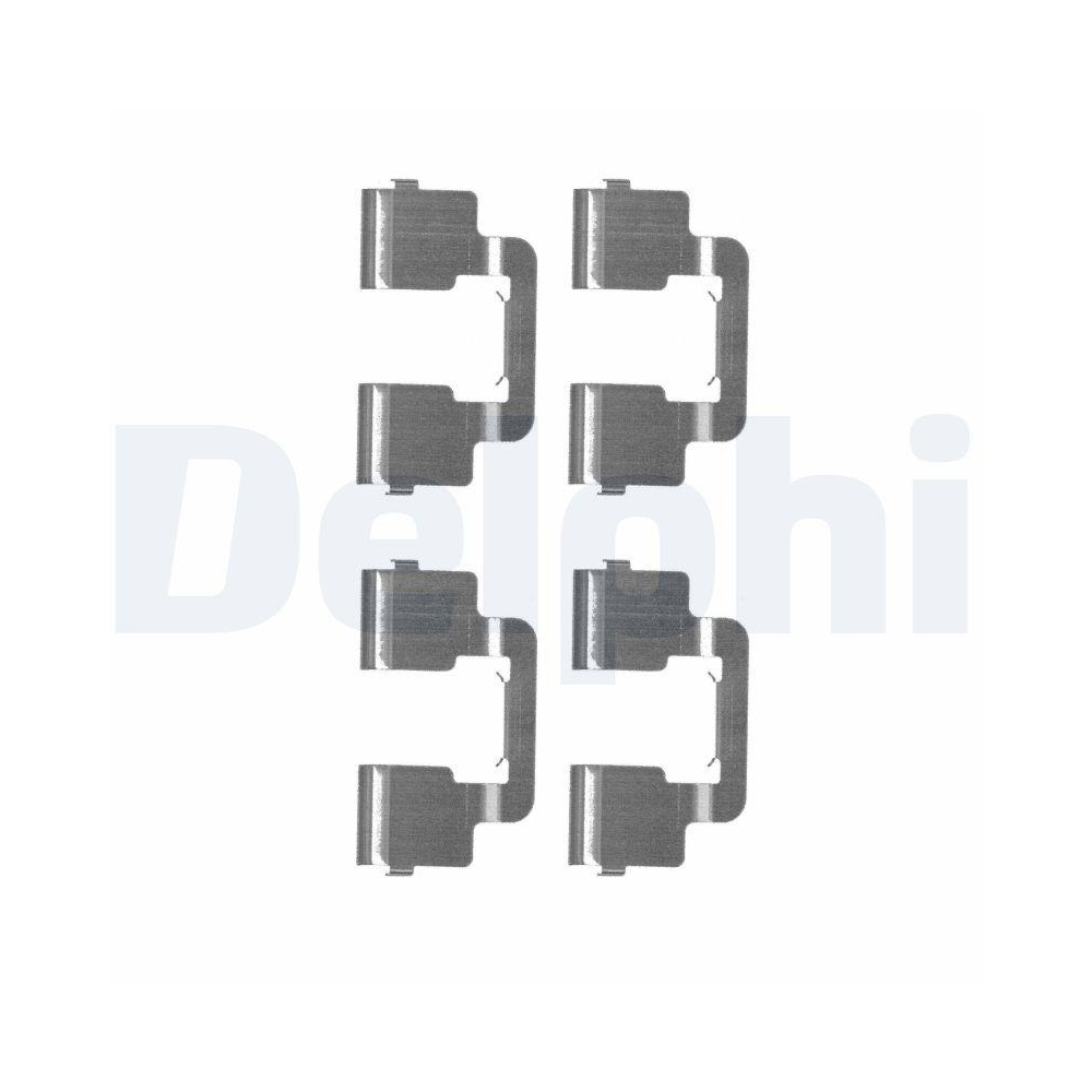 DELPHI LX0506 Zubeh&ouml;rsatz, Scheibenbremsbelag f&uuml;r, Hinterachse
