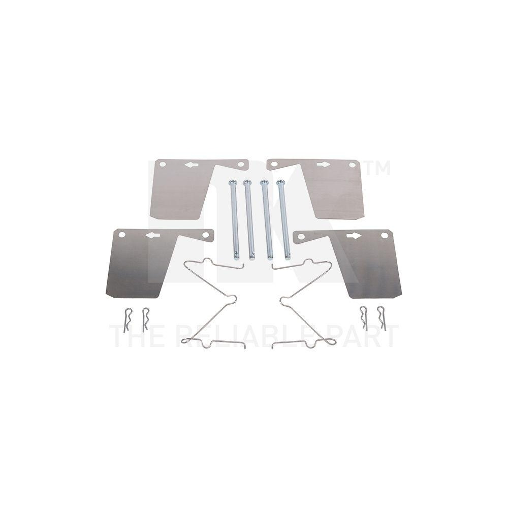 Zubeh&ouml;rsatz, Scheibenbremsbelag NK 7999960 f&uuml;r, Vorderachse