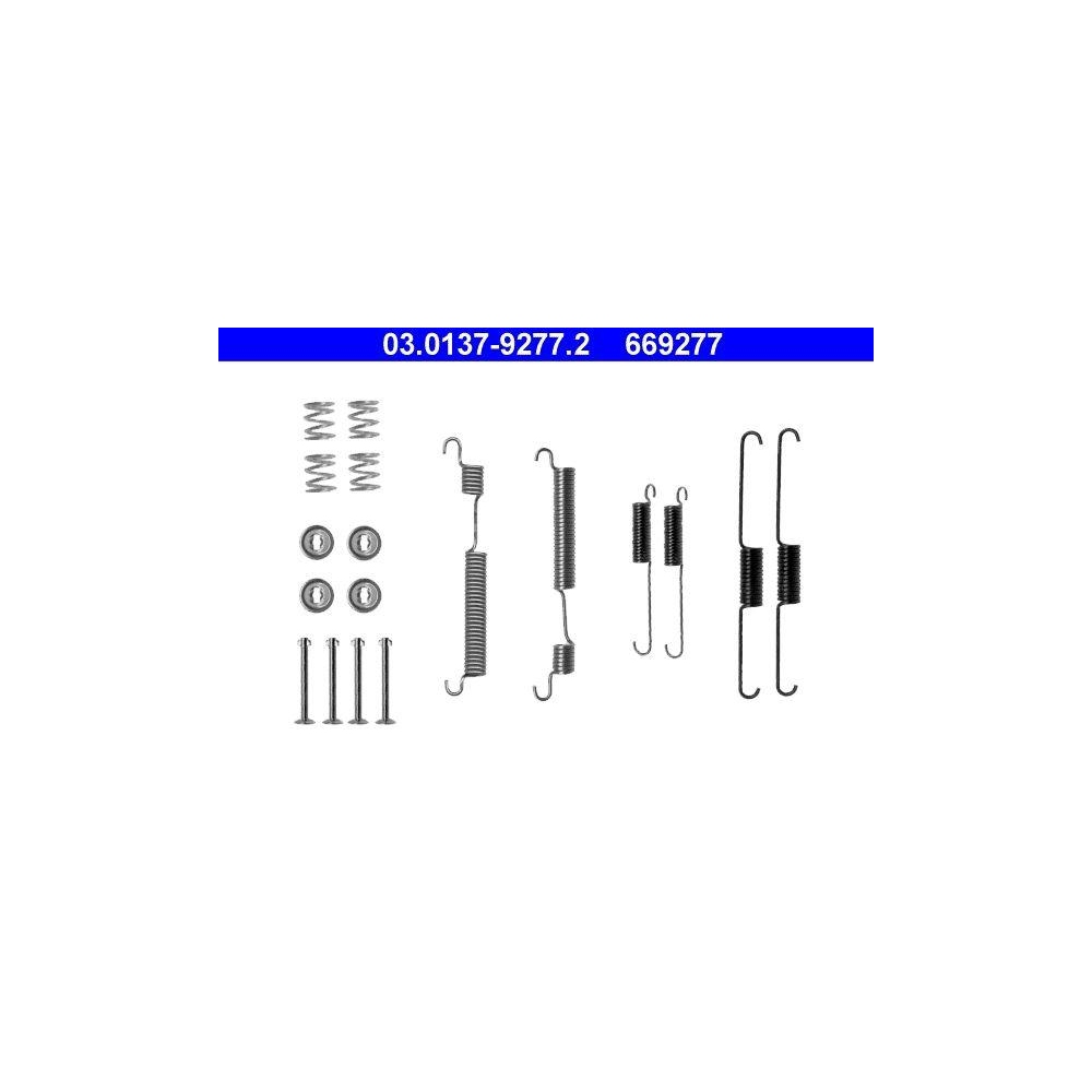 Zubeh&ouml;rsatz, Bremsbacken ATE 03.0137-9277.2 f&uuml;r, Hinterachse