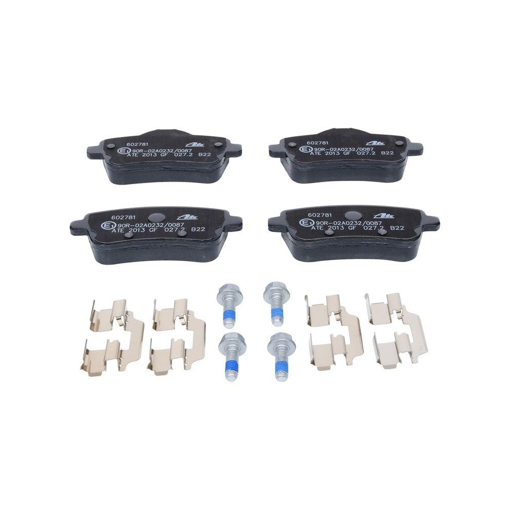 Bremsbelagsatz, Scheibenbremse ATE 13.0460-2781.2 f&uuml;r MERCEDES-BENZ, Hinterachse