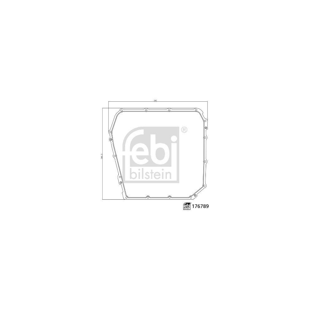 FEBI BILSTEIN Dichtung, &Ouml;lwanne-Automatikgetriebe 176789 f&uuml;r AUDI