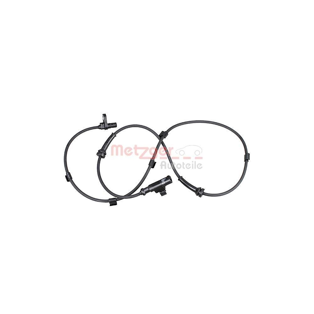 Sensor, Raddrehzahl METZGER 09001231 GREENPARTS f&uuml;r SMART, Hinterachse links